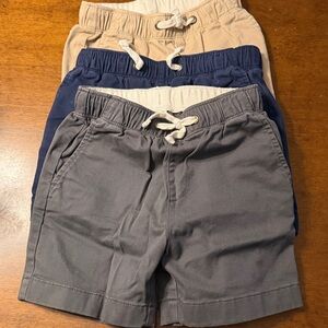 Crewcuts Kids Shorts in Navy, Tan, and Gray